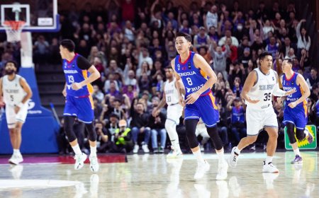 МОНГОЛЫН ШИГШЭЭ БАГ 74-63 ХАРЬЦААГААР ГУАМД ХОЖИГДЛОО