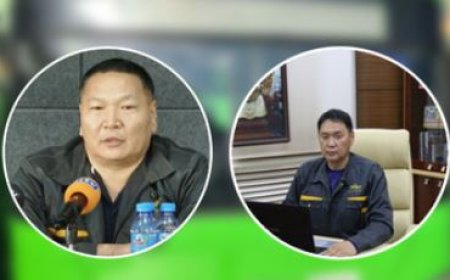 “ТЭНҮҮН-ОГОО” ХХК-ИЙН ЕРӨНХИЙ ЗАХИРАЛ А.ГАНХУЯГ, ГҮЙЦЭТГЭХ ЗАХИРАЛ Ж.ЭРДЭНЭБАТ НАРЫГ НОГООН АВТОБУСНЫ СОНСГОЛД ГЭРЧЭЭР ДУУДЛАА