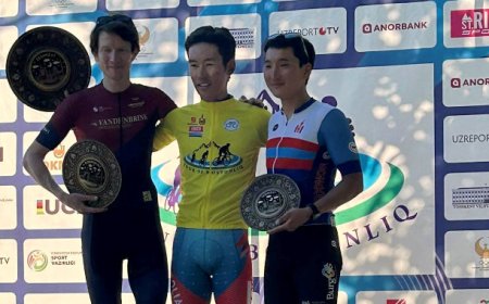 ОЛИМПЫН ЭРХЭЭ АВСАН ДУГУЙЧИД УЗБЕКИСТАНЫ ТУР ТЭМЦЭЭНД АВАРГА БОЛЛОО