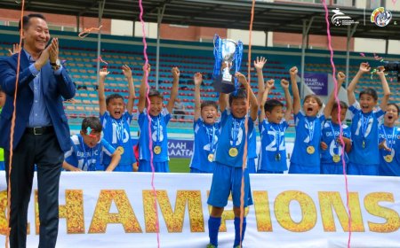 U10 ГРАССРҮҮТС УАШТ-НЭЭС 147-Р СУРГУУЛИЙН "ULAANBAATAR FC" БАГИЙНХАН ХҮРЭЛ МЕДАЛИЙН ЭЗЭД БОЛЛОО