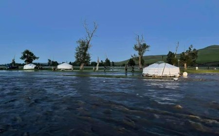 ГОЛЫН УСНЫ ТҮВШИН ӨМНӨХ ӨДРӨӨС 60-90 СМ НЭМЭГДСЭН БАЙНА