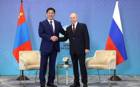 ОХУ-ЫН ЕРӨНХИЙЛӨГЧ В.В.ПУТИН МОНГОЛ УЛСАД АЙЛЧИЛНА