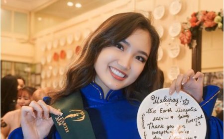 П.ЦЭЛМЭГ “MISS EARTH 2024” ТЭМЦЭЭНИЙ ЦАХИМ САНАЛ АСУУЛГААР ЭХНИЙ 5-Д ЖАГСАЖ БАЙНА