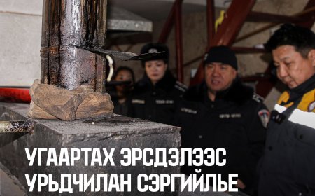 УГААРТАХ ЭРСДЭЛЭЭС УРЬДЧИЛАН СЭРГИЙЛЬЕ