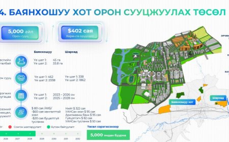 Төсөл: Баянхошуу Хотын Орон Сууц Жуулалтыг Хөгжүүлэх