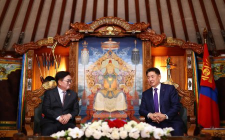 МОНГОЛ УЛСЫН ЕРӨНХИЙЛӨГЧ УХНААГИЙН ХҮРЭЛСҮХТЭЙ БҮГД НАЙРАМДАХ СОЛОНГОС УЛСЫН ҮНДЭСНИЙ АССАМБЛЕЙН ДАРГА Ү ВОН ШИГ УУЛЗЛАА