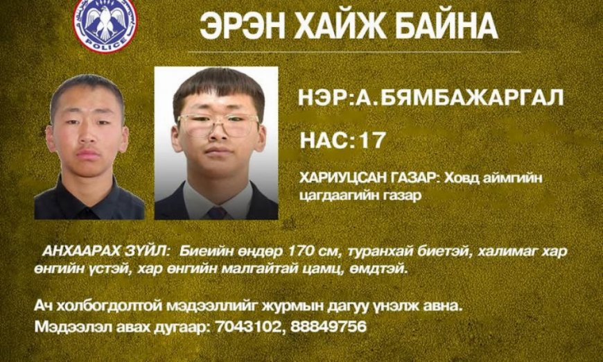 ХЭРГИЙГ МӨРӨӨР: АЛГА БОЛСОН ХҮҮГ АЙЛУУДЫН ЗУСЛАН, ЭЗЭНГҮЙ БАЙШИНГААР ХАЙЖ БАЙНА