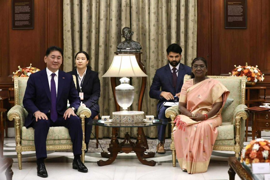 МОНГОЛ УЛСЫН ЕРӨНХИЙЛӨГЧ У.ХҮРЭЛСҮХ БҮГД НАЙРАМДАХ ЭНЭТХЭГ УЛСЫН ЕРӨНХИЙЛӨГЧ ДРОУПАДИ МУРМУ-ТАЙ УУЛЗЛАА