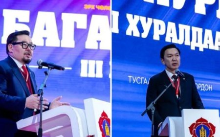 ЕРӨНХИЙ САЙДАД НЭР ДЭВШСЭН Н.УЧРАЛ Г.ЗАНДАНШАТАРЫГ ТАНХИМЫНХАА САЙДААР АЖИЛЛАХЫГ УРИЛАА