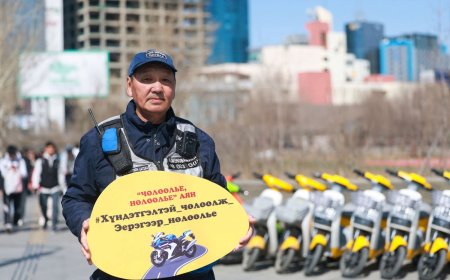 СКҮҮТЕР, МОПЕДТОЙ ИРГЭД ИХЭВЧЛЭН ЧИХЭВЧТЭЙ, ХОЁУЛАА СУНДАЛЖ ЯВЖ БАЙГАА НЬ ЭРСДЭЛИЙГ НЭМЭГДҮҮЛЖ БАЙНА