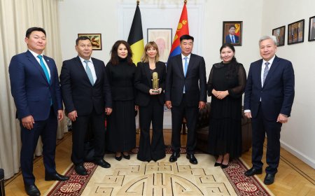 УИХ-ЫН ДАРГА С.БЯМБАЦОГТОД ЕВРОПЫН ПАРЛАМЕНТЫН ГИШҮҮН, ГАДААД БОДЛОГЫН БАЙНГЫН ХОРООНЫ ДЭД ДАРГА ХАНА ЖАЛУ МУРО БАРААЛХАВ