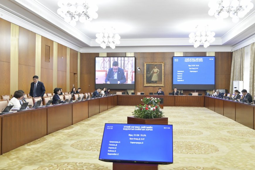 ХХНББХ: ГЭР БҮЛИЙН ХӨГЖЛИЙГ ДЭМЖИХ ТУХАЙ БОЛОН 2027 ОНЫ ТӨСВИЙН ТУХАЙ ХУУЛИЙН ТӨСЛҮҮДИЙГ ХЭЛЭЛЦЭВ